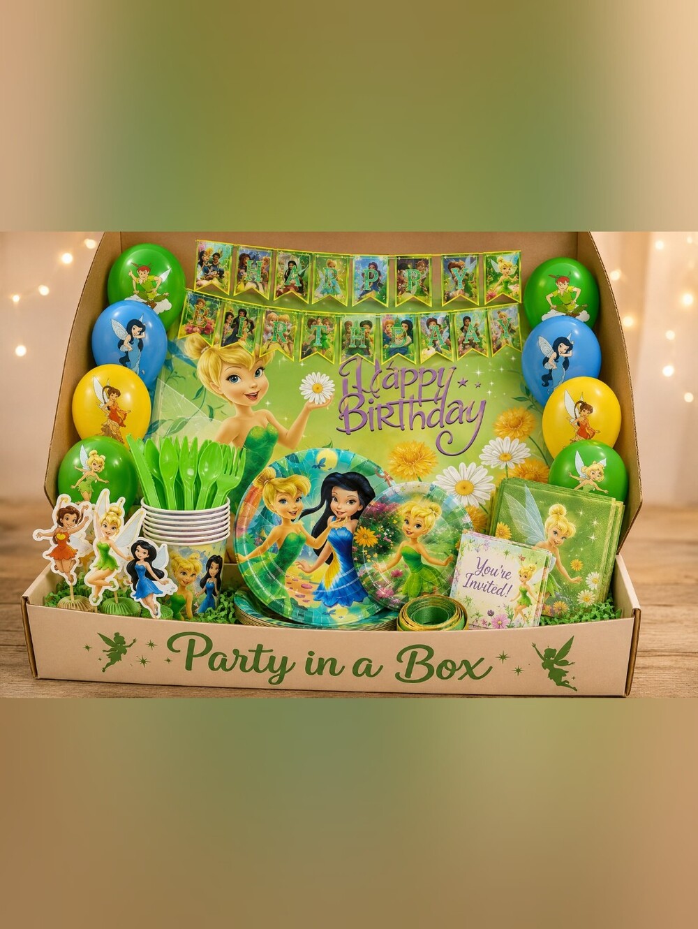 Tinker Bell Green Party in a Box!